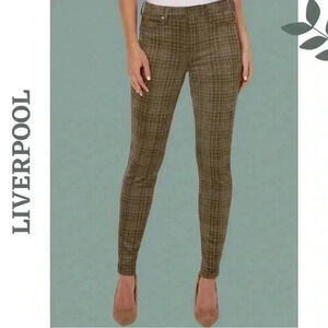 LIVERPOOL MADONNA
BOUTIQUE
SKINNY TARTAN Stretch
Pant Brown Tan